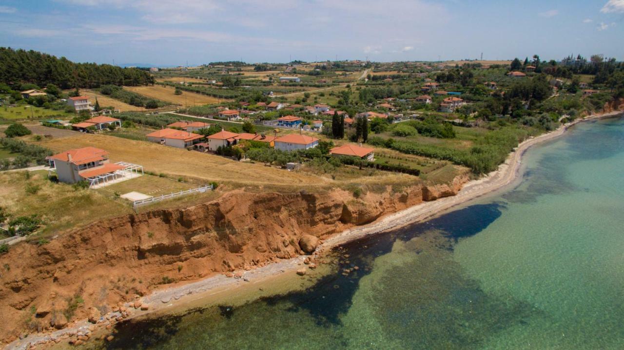 Magnificent Seascape Villa On A Secluded Beach Νέα Μουδανιά Εξωτερικό φωτογραφία